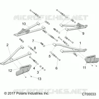 FRONT SUSPENSION CONTROL ARMS