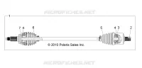DRIVE TRAIN, FRONT HALF SHAFT