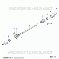 DRIVE TRAIN, DRIVE SHAFT, FRONT