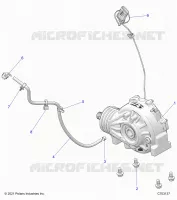 DRIVE TRAIN, FRONT GEARCASE MOUNTING