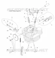 VALVES AND CAMSHAFT