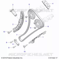 CAM CHAIN AND SPROCKET