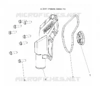 ENGINE, WATERPUMP IMPELLER AND COVER