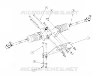 STEERING GEAR WITH ADJUSTABLE TILT COLUMN