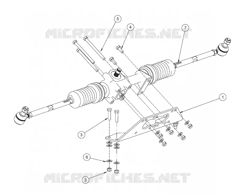 STEERING GEAR WITH ADJUSTABLE TILT COLUMN