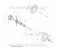 DRIVE TRAIN, SECONDARY CLUTCH