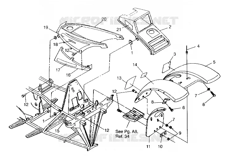 FRONT CAB ASSEMBLY SWEDISH 4X4 400L S948140 (4926912691A006)