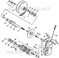 DRIVE TRAIN 700 XCR 0985678(A) AND EUROPEAN 700 XCR E985678 (4943114311B008)