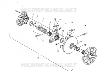 DRIVE CLUTCH ASSEMBLY STORM 0950782, STORM SKS 0950582,  EURO STORM E950782 (4929012901C001)