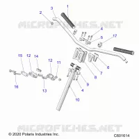 UPPER STEERING & HANDLEBAR ASM.
