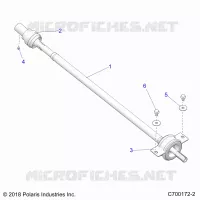 DRIVE TRAIN, REAR PROP SHAFT