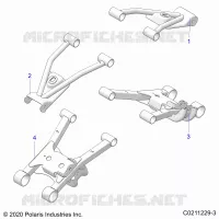 REAR SUSPENSION CONTROL ARMS