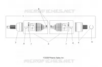 DRIVE TRAIN, DRIVE REAR SHAFT (BUILT 11/16/09 AND BEFORE)
