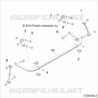 SUSPENSION, REAR STRUT STABILIZER