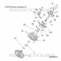 DRIVE TRAIN, PRIMARY CLUTCH