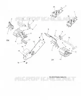 CHASSIS, CLUTCH GUARD AND FOOTRESTS
