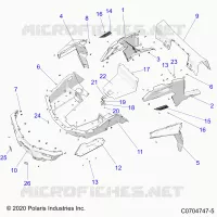 REAR BODYWORK RACK AND FENDERS