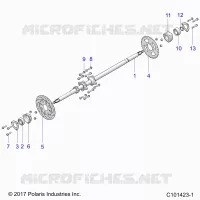 REAR SUSPENSION AXLE