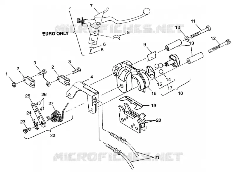 BRAKE WIDETRAK LX 0982065 AND EUROPEAN WIDETRAK LX E982065 (4943884388B008)