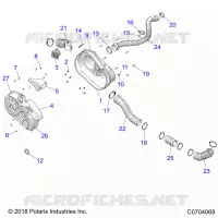 DRIVE TRAIN, CLUTCH COVER AND DUCTING