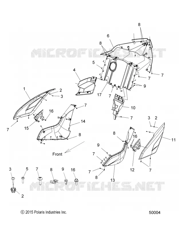 REAR BODYWORK ASM., LOWER