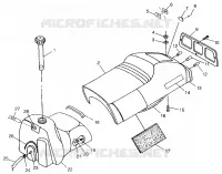 SEAT   GAS TANK 700 XC 0971766 (4941814181A006)