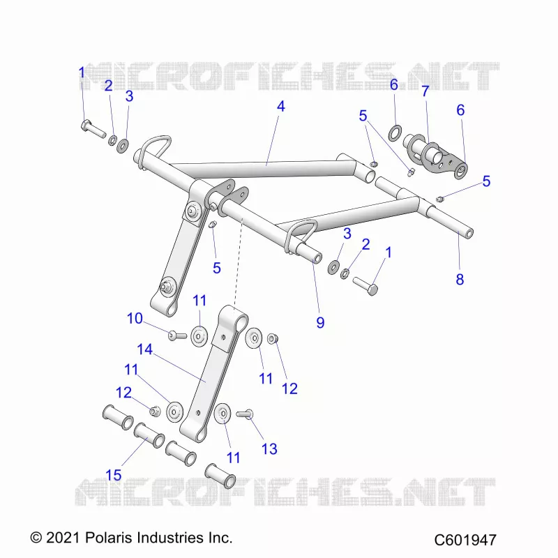 SUSPENSION, FRONT TORQUE ARM