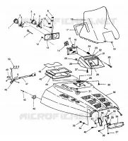 HOOD WIDETRAK LX 0962064 AND EUROPEAN WIDETRAK LX E962064 (4931643164A009)