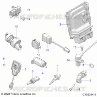 ELECTRICAL, SWITCHES, SENSORS, ECU AND CONTROL MODULES