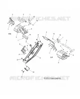 CHASSIS, CLUTCH GUARD AND FOOTRESTS
