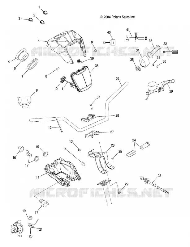 HANDLEBAR   HEADLIGHT POD