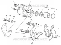 FRONT BRAKE BIG BOSS 6X6 400L W97AE38A (4940814081B008)