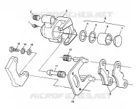 FRONT BRAKE MAGNUM 2X4 W98AA42A (4945524552B004)