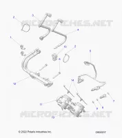 FUEL SYSTEM, RAIL, LINES AND THROTTLE BODY