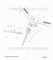 UPPER STEERING & HANDLEBAR ASM.
