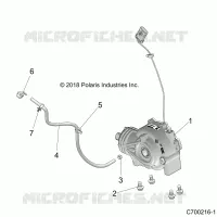 DRIVE TRAIN, FRONT GEARCASE MOUNTING