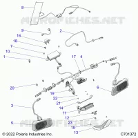 ELECTRICAL, DASH COMPONENTS, RIDE COMMAND