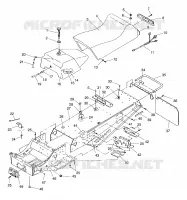 TUNNEL AND SEAT LITE 0963433, EURO LITE E963433 AND LITE DELUXE 0963431 (4931663166A005)
