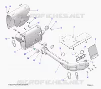 ENGINE, EXHAUST SYSTEM