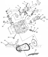 INLET   EXHAUST MAGNUM 2X4 W97AA42A (4940704070C011)