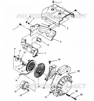 BLOWER HOUSING   RECOIL LITE 0963433, EURO LITE E963433 AND LITE DELUXE 096 (4931663166C011)