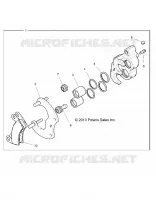REAR BRAKE CALIPER