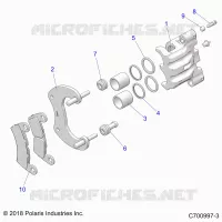 BRAKES, REAR CALIPER