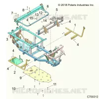 CHASSIS, FRAME AND FRONT BUMPER