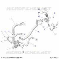 ENGINE, WATERPUMP AND BYPASS