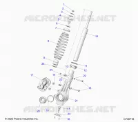 SUSPENSION, FRONT STRUT 