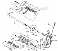 DRIVE TRAIN ASSEMBLY STORM 0965782, STORM SKS 0965582,  EURO STORM E965782, (4931593159C010)