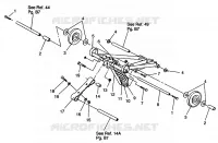 FRONT TORQUE ARM WIDETRAK GT 0962061 AND EUROPEAN WIDETRAK GT E962 (4931623162B008)