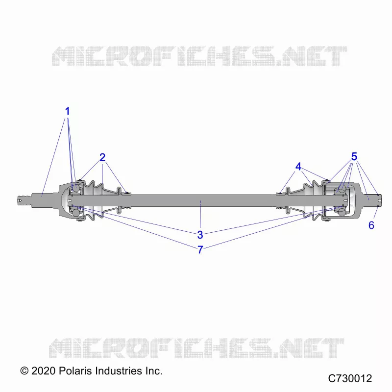 DRIVE TRAIN, FRONT HALF SHAFT