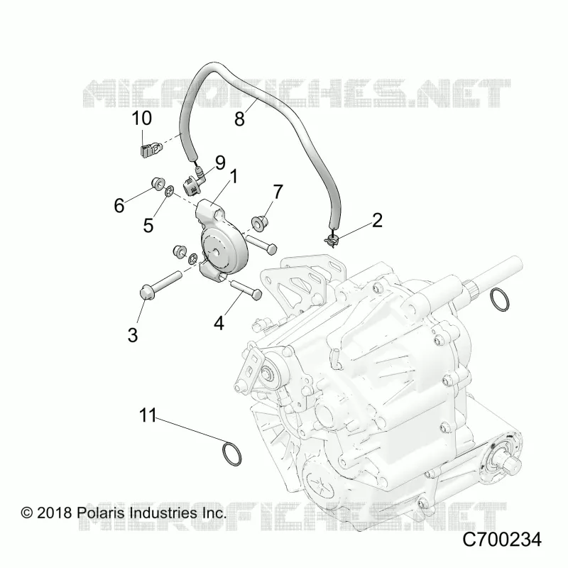 DRIVE TRAIN, MAIN GEARCASE MOUNTING